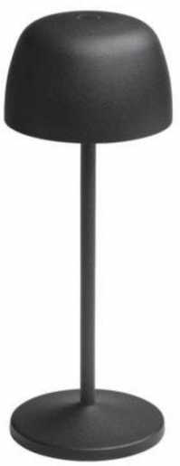 LED-Akkutischleuchte 2,2 W 3.000 K IP54 strukturschwarz 