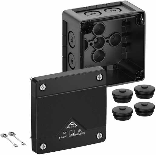 Abzweigkasten IP66/IP67 max. 2,5² IK09 SK II Ui 1000V AC Ui 1000V DC DLG DNV VDE 