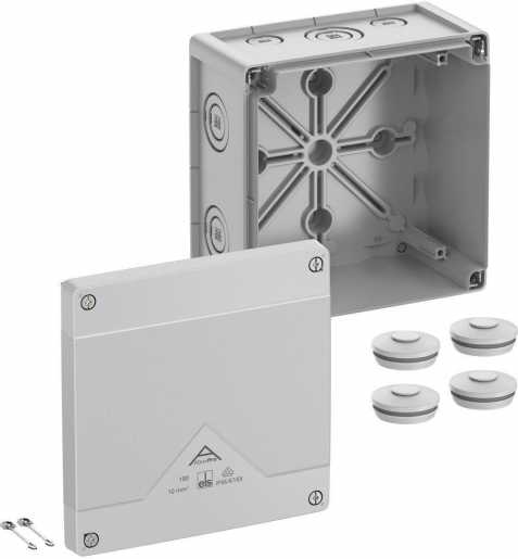 Abzweigkasten IP66/IP67 max. 10² IK09 SK II Ui 1000V AC Ui 1000V DC DLG DNV VDE 