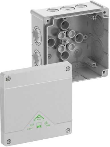 Abzweigkasten IP66 max. L.quersch. 6² IK07 SK II Ui 690V AC Ui 1000V DC DLG VDE 