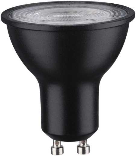 LED GU10 750lm 2700K 36° schwarz matt dim 8W RAL9004 