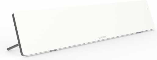 Arbeitsplatzheizung auf Schreibtisch 60x12cm 50W Weiß Timer 230V 