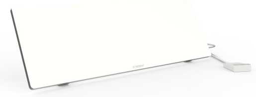 Arbeitsplatzheizung unter Schreibtisch 60x20cm 90W Weiß Timer 230V 