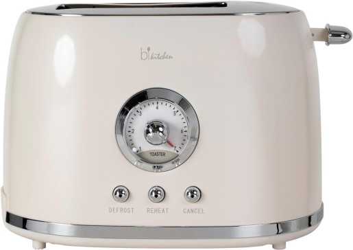 Toaster 2 Scheiben 850 W cremeweiß Nostalgia 200 