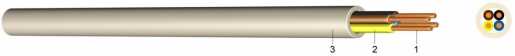 PVC Fernmelde-Schlauchdraht YR 6X0,8 - 500m Spule 