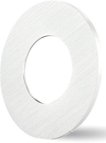 Zierring für MULTI und MULTIsun rund aluminium gebürstet 