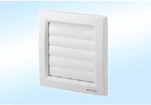 Verschlussklappe AP 100 Nennweite 100 mm weiß 