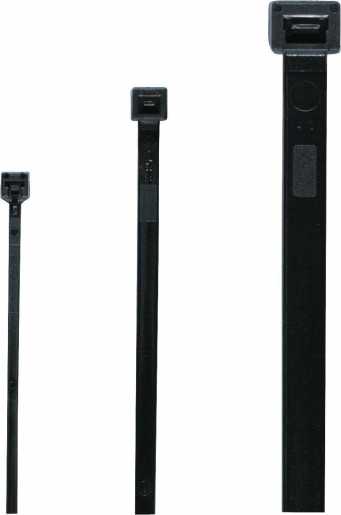 Kabelbinder schwarz BxL 4,5x160mm Kabelbaum 2,5-40mm 22kp/216N 