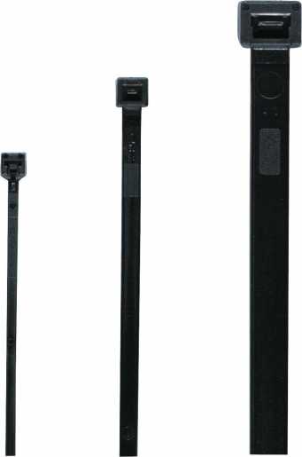 Kabelbinder schwarz BxL 9,0x1220mm Kabelbaum 50-375mm 80kp/784N 