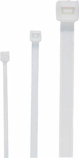 Kabelbinder naturfarbig BxL 2,5x75mm Kabelbaum 2-16mm 9kp/88N 