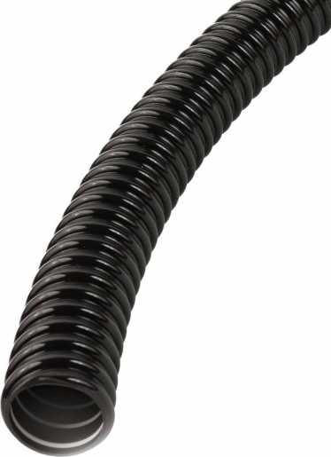 PVC-Kabelschutzschlauch flexibel leicht N320 IP65 UV-beständig schwarz UFX 40 SW 