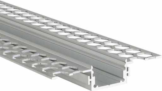 ALUMINIUM PROFILE M-LINE DRYWALL LINEAR 2 m Tol: 0/+3 mm Alu eloxiert il 