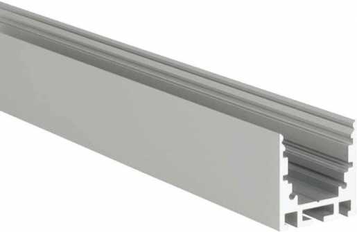 ALUMINIUM PROFILE M-LINE STANDARD 24 2 m Tol: 0/+3 mm Alu eloxiert 