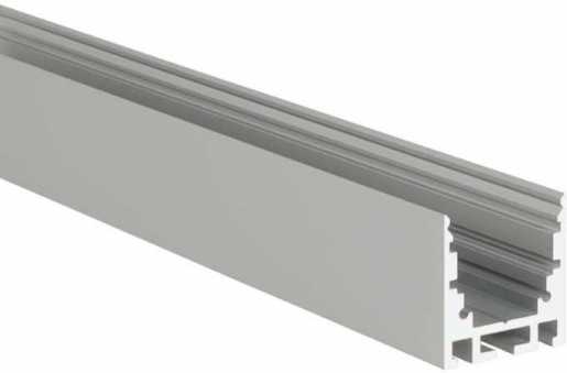 ALUMINIUM PROFILE M-LINE STANDARD 24 3 m Tol: 0/+4 mm Alu eloxiert r 
