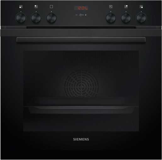 Einbau-Herd iQ300 60 x 60 cm Deep black inox 