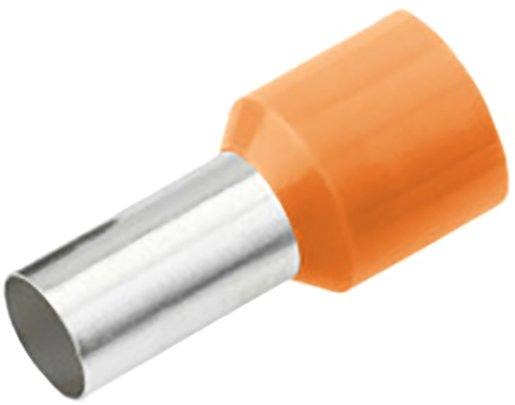 Isolierte Aderendhülse 0,5 mm² x 8 mm orange 