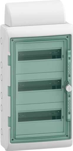 Verteiler für Reiheneinbaugeräte Mureva Feuchtraumverteilertechnik 3x12 reihen 