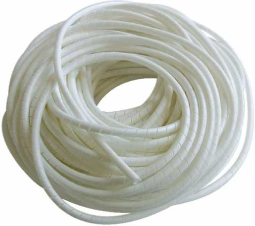 Spiralschlauch 1,5/30m lang - schwer ent flammbar 