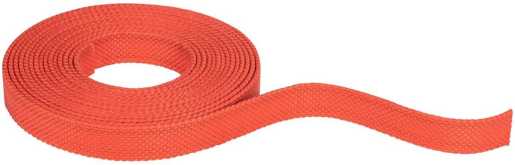 ULine Belt 5m orange Dacron Textil Kupfer 