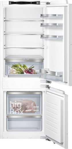 Einbau-Kühl-Gefrierkombination mit Gefrierbereich unten 231 Liter 