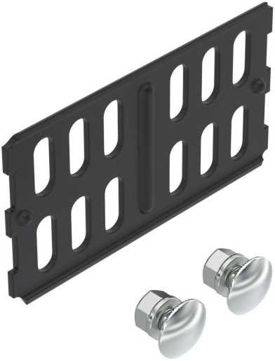 Längsverbinder für Kabelrinne 60x100 Stahl PES135 - Polyester tiefschwarz 