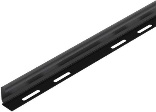 Trennsteg für Kabeltragsysteme 45x2995 Stahl PES135 - Polyester tiefschwarz 