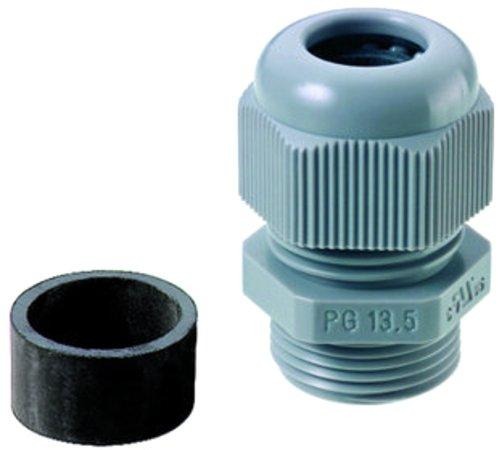 Anbauverschraubung PERFECT 50.009 PA PG 9 RAL7001 grau 