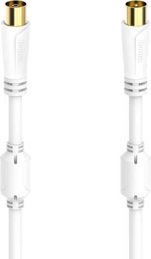 Antennen-Kabel Koax-Stecker - Koax-Kupplung vergoldet 1,5 m 100 dB 