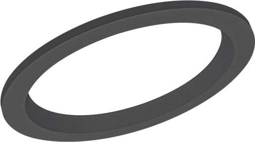 Ring austauschbar zu Downlight COMFORT D150mm schwarz 