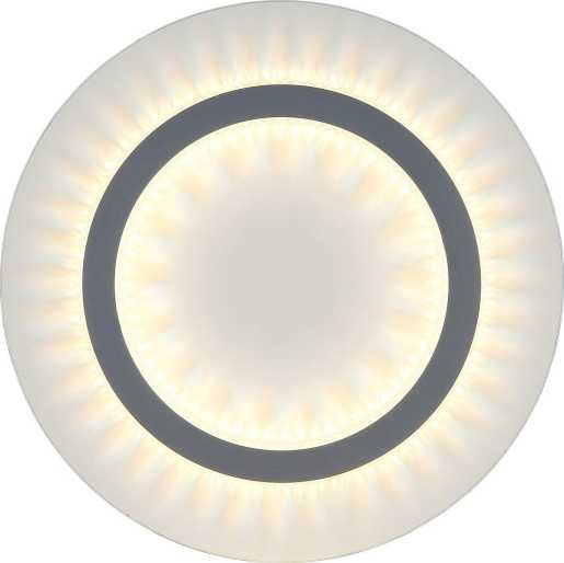 Deckenleuchte 24W LED CCT Dimmbar Jayden weiß Kristall 