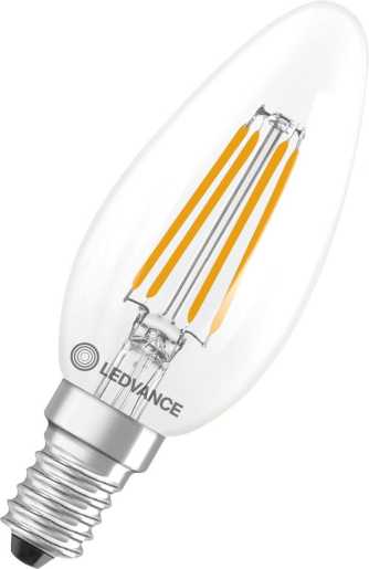 LED Kerzenlampe LED CLASSIC B P 3,4W 827 Clear E14 