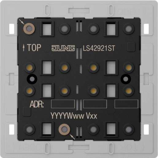 KNX Tastsensor-Modul Universal 2fach F40 Secure Kunststoff Serie LS 
