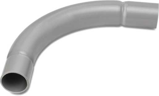 Steckbogen gesickt grau 90° 