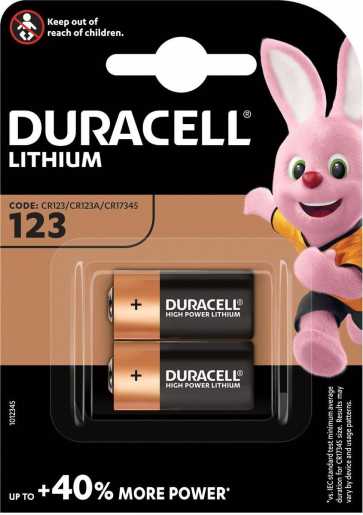 Fotobatterie Photo Ultra Lithium 123 BG2 CR17345 2 Stk 
