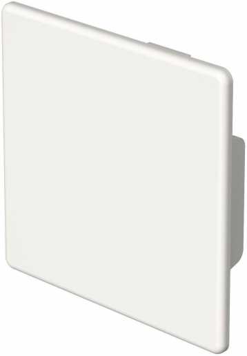 Endstück 60x60mm PVC reinweiß RAL 9010 