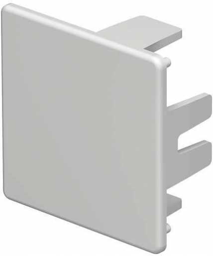 Endstück 40x40mm PVC reinweiß RAL 9010 