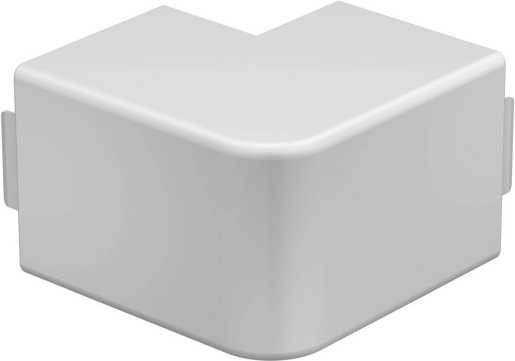 Außeneckhaube 60x60mm PVC reinweiß RAL 9010 