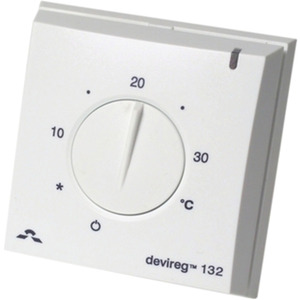 Thermostat mit NTC- Leitungsfühler und Raumfühler devireg 132 