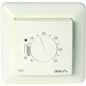 Thermostat 531 DE UP polarweiß passend Gira System 55 Raumfühler 