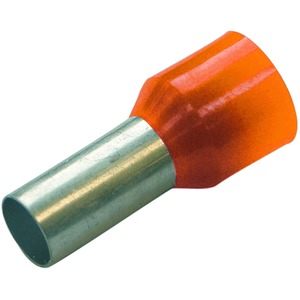 Aderendhülse isoliert 0,5 mm² - L 8 mm orange 