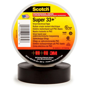 Elektro-Isolierband Scotch Super33+ 19mm x 6m schwarz 