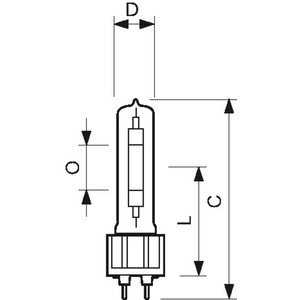 Hochdruck Natriumdampflampe MASTER SDW-TG Mini 50W 85V 