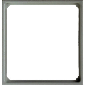 Adapterring für Zentralstück 50x50 mm S.1/B.3/B.7 polarweiß glänzend 