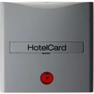 Hotelcard-Schaltaufsatz mit Aufdruck und roter Linse S.1 