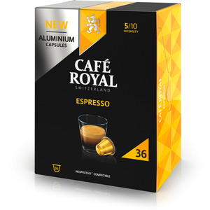 Kaffeekapseln für Nespressomaschinen Espresso 36 Stück 