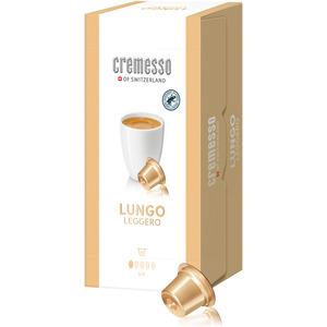 Kaffeekapseln für Cremesso Kapselmaschine Lungo Leggero 16 Stk. 