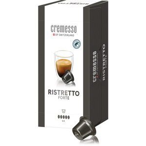 Kaffeekapseln für Cremesso Kapselmaschine Ristretto Forte 16 Stk. 
