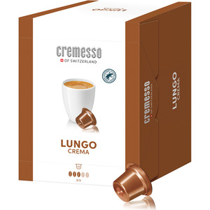 Kaffeekapseln für Cremesso Kapselmaschine Lungo Crema 48 Stk. 