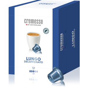 Kaffeekapseln für Cremesso Kapselmaschine Lungo Decaffeinato 48 Stk. 