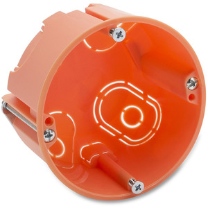 Geräte-Abzweigdose ø 65mm orange 4xø 20mm und 2xø 25mm 